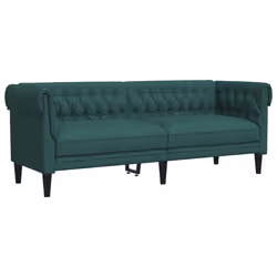 VidaXL 372560, Vert, 3 siège(s), mousse, Polyester, Polywood, Bois, 2015 mm, 745 mm