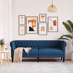 VidaXL 372562 canapé 3 siège(s) Bleu