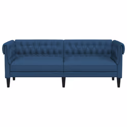 VidaXL 372562 canapé 3 siège(s) Bleu - Vue supplémentaire 4