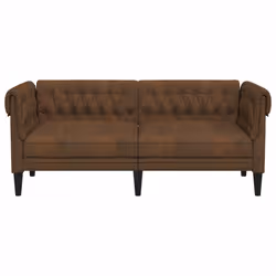 VidaXL 372564 canapé 3 siège(s) Marron - Vue supplémentaire 4