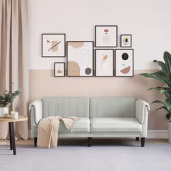 VidaXL 372575 canapé 2 siège(s) Gris