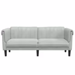 VidaXL 372575 canapé 2 siège(s) Gris - Vue supplémentaire 4