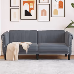 VidaXL 372576 canapé 2 siège(s) Gris