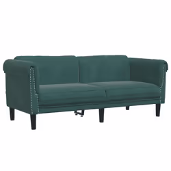 VidaXL 372577, Vert, 2 siège(s), mousse, Polyester, Polywood, Bois, 1820 mm, 770 mm