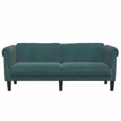 VidaXL 372577 canapé 2 siège(s) Vert - Vue supplémentaire 4