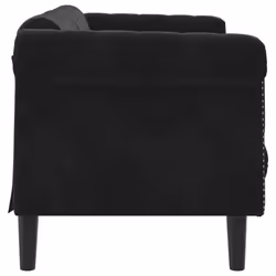 VidaXL 372580 canapé 2 siège(s) Noir - Vue supplémentaire 5