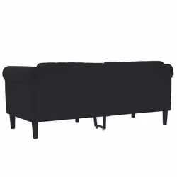 VidaXL 372580 canapé 2 siège(s) Noir - Vue supplémentaire 6