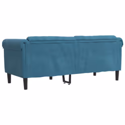 VidaXL 372583 canapé 2 siège(s) Bleu - Vue supplémentaire 6