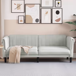 VidaXL 372585 canapé 3 siège(s) Gris