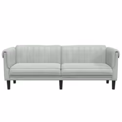 VidaXL 372585 canapé 3 siège(s) Gris - Vue supplémentaire 4