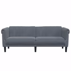 VidaXL 372586 canapé 3 siège(s) Gris - Vue supplémentaire 4