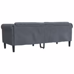 VidaXL 372586 canapé 3 siège(s) Gris - Vue supplémentaire 6