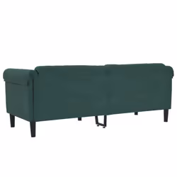 VidaXL 372587 canapé 3 siège(s) Vert - Vue supplémentaire 5