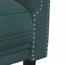 VidaXL 372587 canapé 3 siège(s) Vert - Vue supplémentaire 6