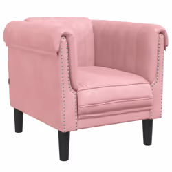 VidaXL 372588, Rose, 3 siège(s), mousse, Polyester, Polywood, Bois, 2030 mm, 770 mm
