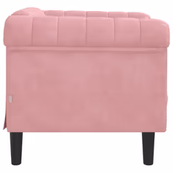 VidaXL 372588 canapé 3 siège(s) Rose - Vue supplémentaire 5