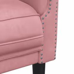 VidaXL 372588 canapé 3 siège(s) Rose - Vue supplémentaire 7