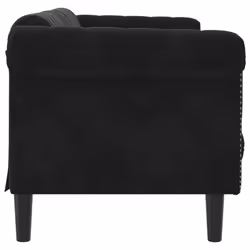 VidaXL 372590 canapé 3 siège(s) Noir - Vue supplémentaire 5