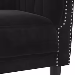 VidaXL 372590 canapé 3 siège(s) Noir - Vue supplémentaire 7