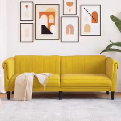 VidaXL 372591 canapé 3 siège(s) Jaune