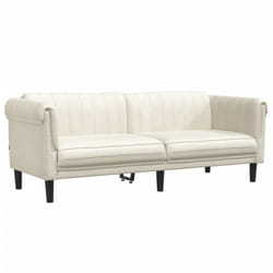 VidaXL 372592 canapé 3 siège(s) Crème
