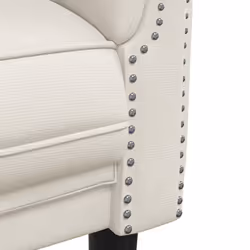 VidaXL 372592 canapé 3 siège(s) Crème - Vue supplémentaire 7