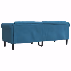 VidaXL 372593 canapé 3 siège(s) Bleu - Vue supplémentaire 6