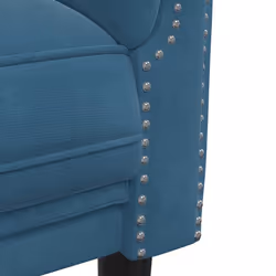 VidaXL 372593 canapé 3 siège(s) Bleu - Vue supplémentaire 7