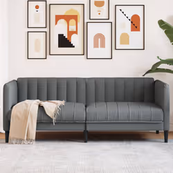 VidaXL 372605 canapé 2 siège(s) Gris