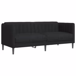 VidaXL 372606, Noir, 2 siège(s), mousse, Polyester, Polywood, Bois, 1760 mm, 765 mm