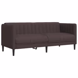 VidaXL 372607, Marron, 2 siège(s), mousse, Polyester, Polywood, Bois, 1760 mm, 765 mm