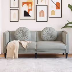 VidaXL 372632 canapé 2 siège(s) Gris