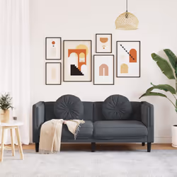 VidaXL 372633 canapé 2 siège(s) Gris