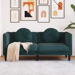 VidaXL 372634 canapé 2 siège(s) Vert