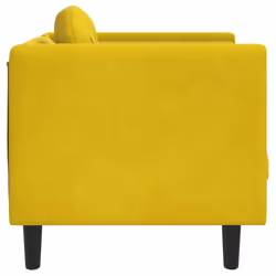 VidaXL 372638 canapé 2 siège(s) Jaune - Vue supplémentaire 5
