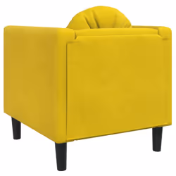 VidaXL 372638 canapé 2 siège(s) Jaune - Vue supplémentaire 6