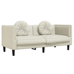 VidaXL 372639 canapé 2 siège(s) Crème
