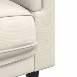 VidaXL 372639 canapé 2 siège(s) Crème - Vue supplémentaire 7