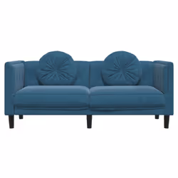 VidaXL 372640 canapé 2 siège(s) Bleu - Vue supplémentaire 4