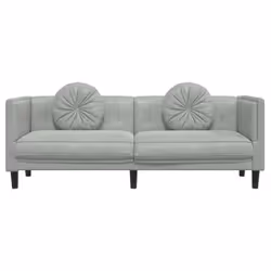VidaXL 372642 canapé 3 siège(s) Gris - Vue supplémentaire 4