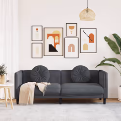 VidaXL 372643 canapé 3 siège(s) Gris