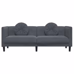 VidaXL 372643 canapé 3 siège(s) Gris - Vue supplémentaire 4