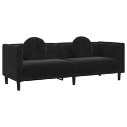 VidaXL 372647 canapé 3 siège(s) Noir