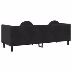 VidaXL 372647 canapé 3 siège(s) Noir - Vue supplémentaire 6