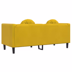 VidaXL 372648 canapé 3 siège(s) Jaune - Vue supplémentaire 6