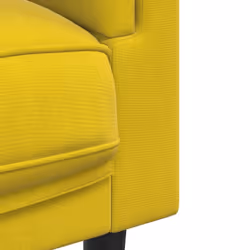 VidaXL 372648 canapé 3 siège(s) Jaune - Vue supplémentaire 7