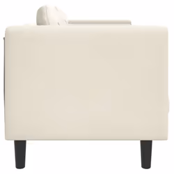 VidaXL 372649 canapé 3 siège(s) Crème - Vue supplémentaire 5