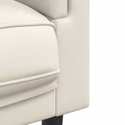 VidaXL 372649 canapé 3 siège(s) Crème - Vue supplémentaire 7