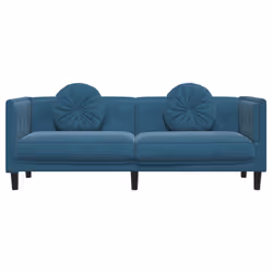 VidaXL 372650 canapé 3 siège(s) Bleu - Vue supplémentaire 4