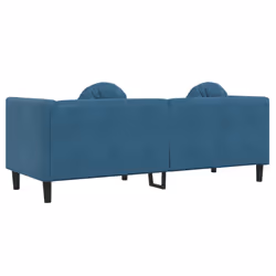VidaXL 372650 canapé 3 siège(s) Bleu - Vue supplémentaire 6